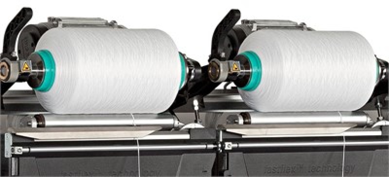 SECTION AIR COVERING ELASTOMER INTERMINGLING